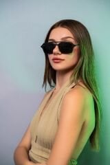 POLO BLACK PB 117 C1 MAT SİYAH UNİSEX GÜNEŞ GÖZLÜĞÜ